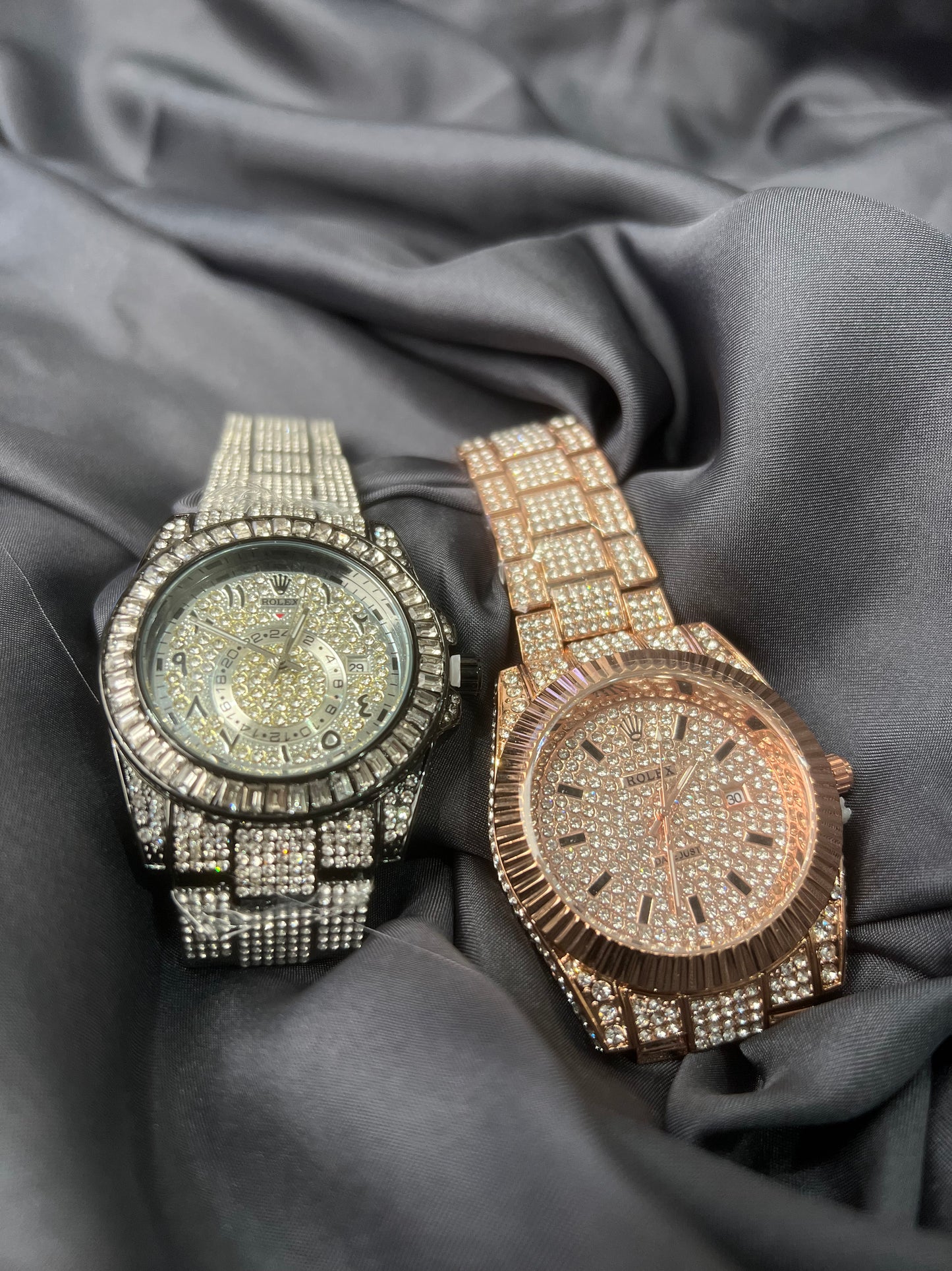 Rolex with stones