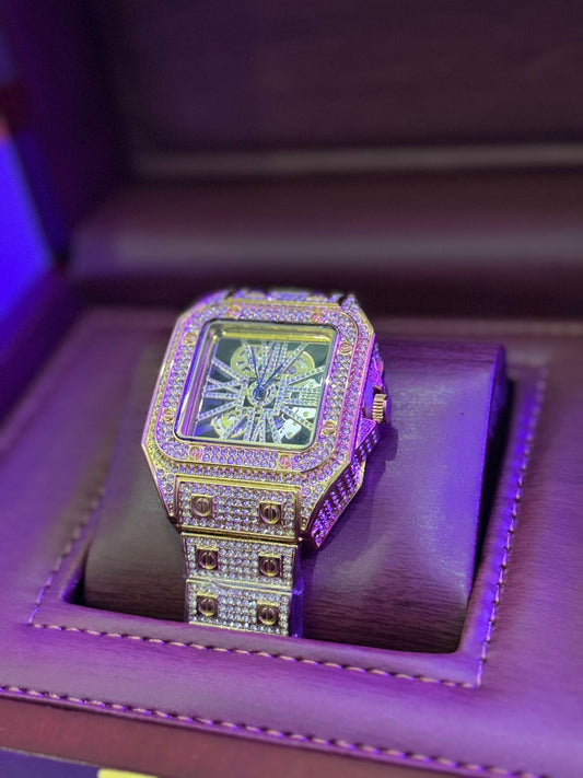 Cartier Skeleton Moissanite